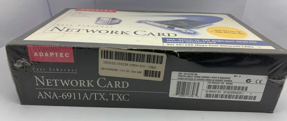 Adaptec Single-Port 10/100Mbp Fast Ethernet Network Interface Card ANA-6911A/TXC - Image 2 of 3