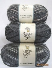 YARN BEE STRIPE HYPE..3 COLORS TO CHOOSE FROM..