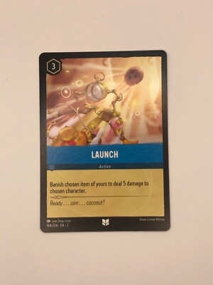 Launch 164/204 Uncommon Rise of the Floodborn Disney Lorcana TCG NON-foil