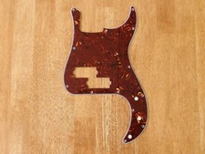 PICKGUARD BROWN TORTOISE SHELL 4 PLY FOR FENDER P BASS / PRECISION BASS  