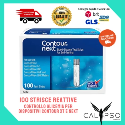 ASCENSIA DIABETES CARE Contour Next 100 strisce Test per Diabete - Glucosio scad: 04-2026