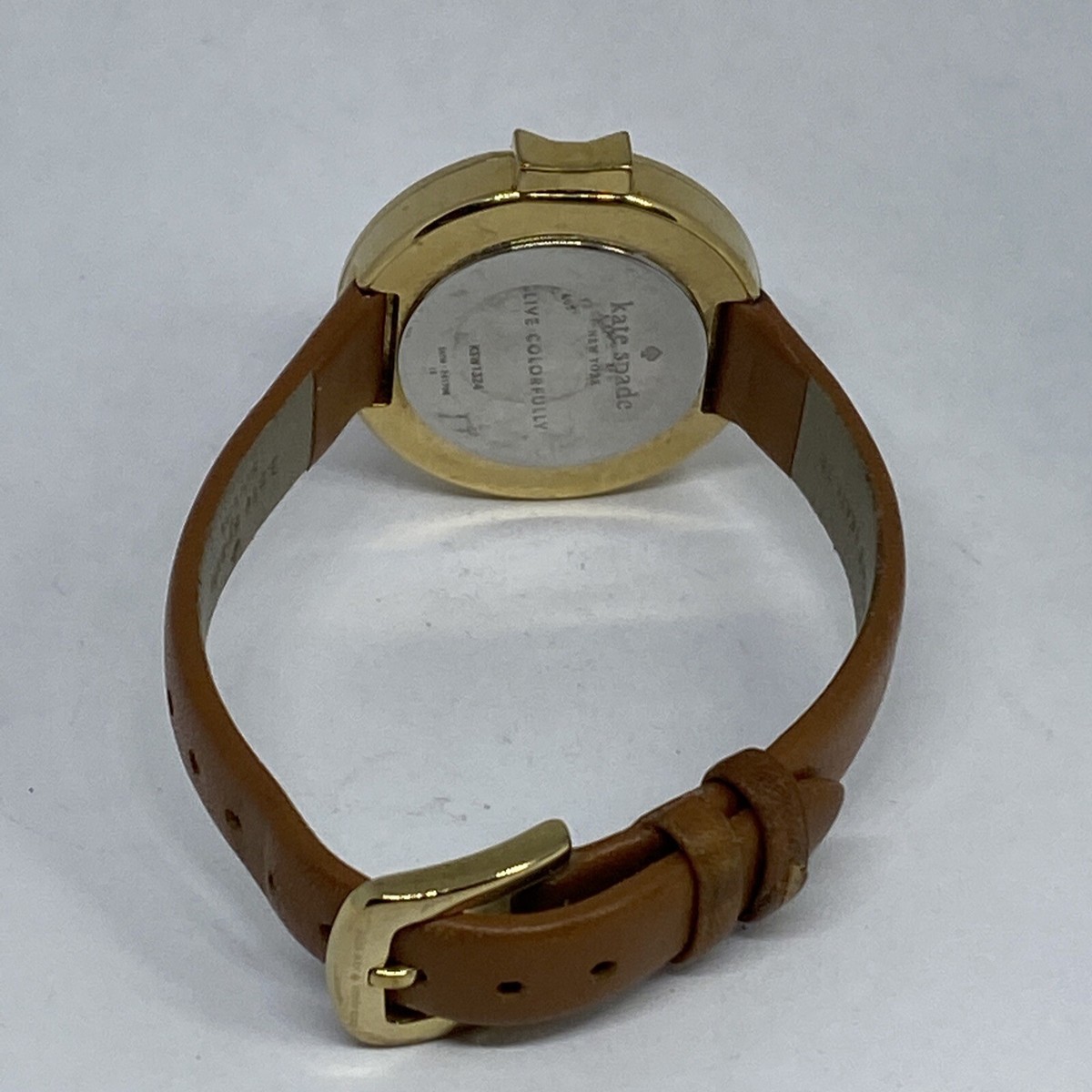 Kate Spade KSW1324 Women Leather Analog Mother of Pearl Dial Quartz Watch XX908 Amazon.com: Kate Spade New York Women main image 4