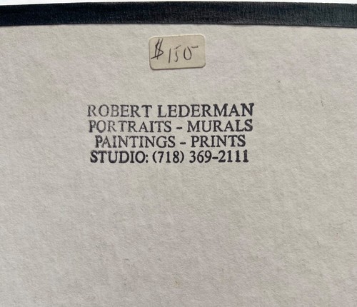  Robert Lederman "Harlem Jam Session"(1990) Signed and Mounted by the artist  - Picture 5 of 8