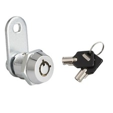 Tubular Cam Lock 5/8" Camper Drawer Cabinet Toolbox lock 2 Key Removable KA