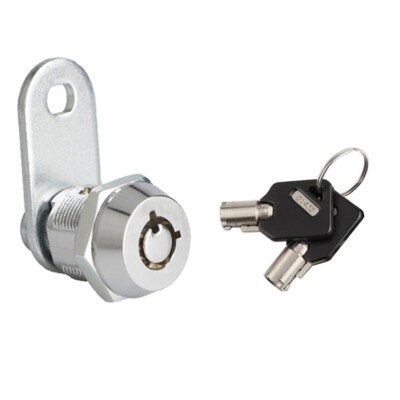 Tubular Cam Lock 5/8'' Camper Drawer Cabinet Toolbox lock 2 Key Removable KA