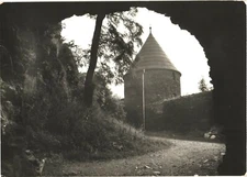 View of The Elsterberg Castle Ruins, Elsterberg, Germany Postcard