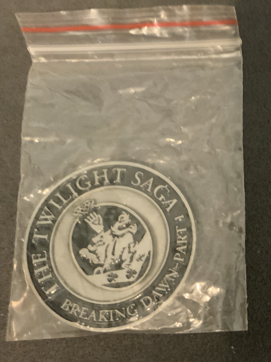 Twilight Saga Breaking Dawn Part 1 Military Commemorative Challenge Coin