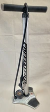 WORKING Specialized Air Tool Comp Floor Bike Pump BLACK SILVER 160 psi max Used