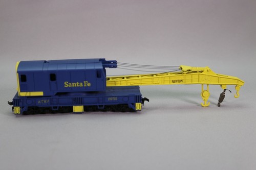 LE3157 MODEL POWER 9175 Train Ho Wagon grue 250 Ton crane AT&SF Santa Fe - Foto 4 di 11
