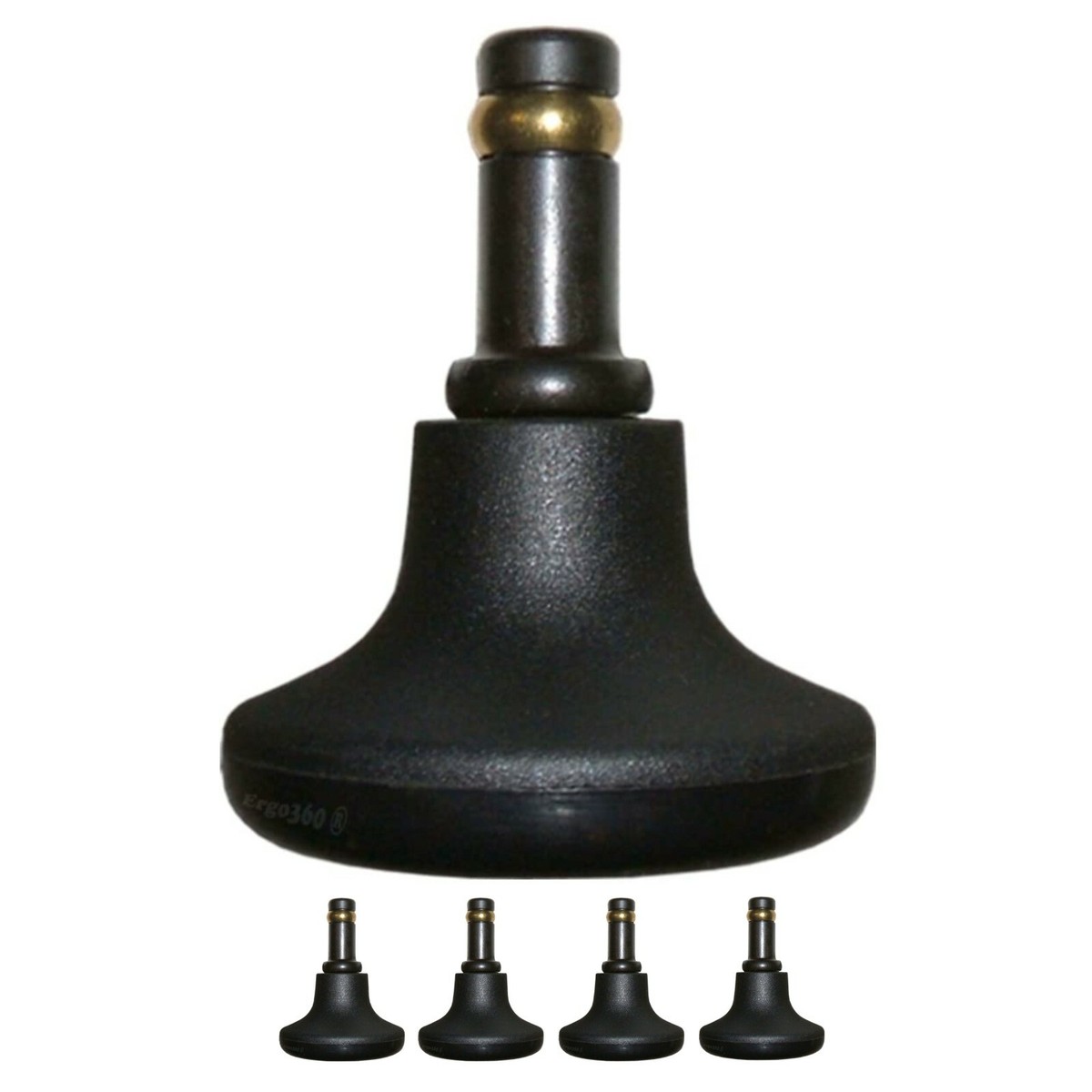 Office Chair Glides Low Short Bell Glides Caster Replacement w