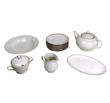 12 PCS Maxwell & Williams White Gold Tea Dinner Dining Mixed Set