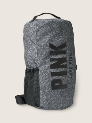 NWT VS Pink CAMPUS CONVERTIBLE DUFFLE Gray Multiple Straps 