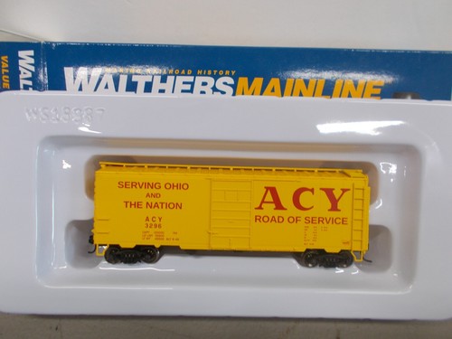 WALTHERS MAINLINE ~ COCHE DE CAJA AKRON CANTON & YOUNGSTOWN 40' PS-1 # 3296 ~ ESCALA HO | Zustand: New