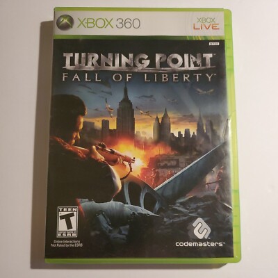 Turning Point: Fall of Liberty (Microsoft Xbox 360, 2008) CIB w/Manual