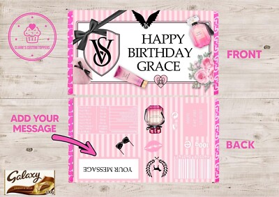 Personalisierte Schokoriegel Verpackung - Victoria s Secret - Geburtstags-/Weihnachtsgeschenk