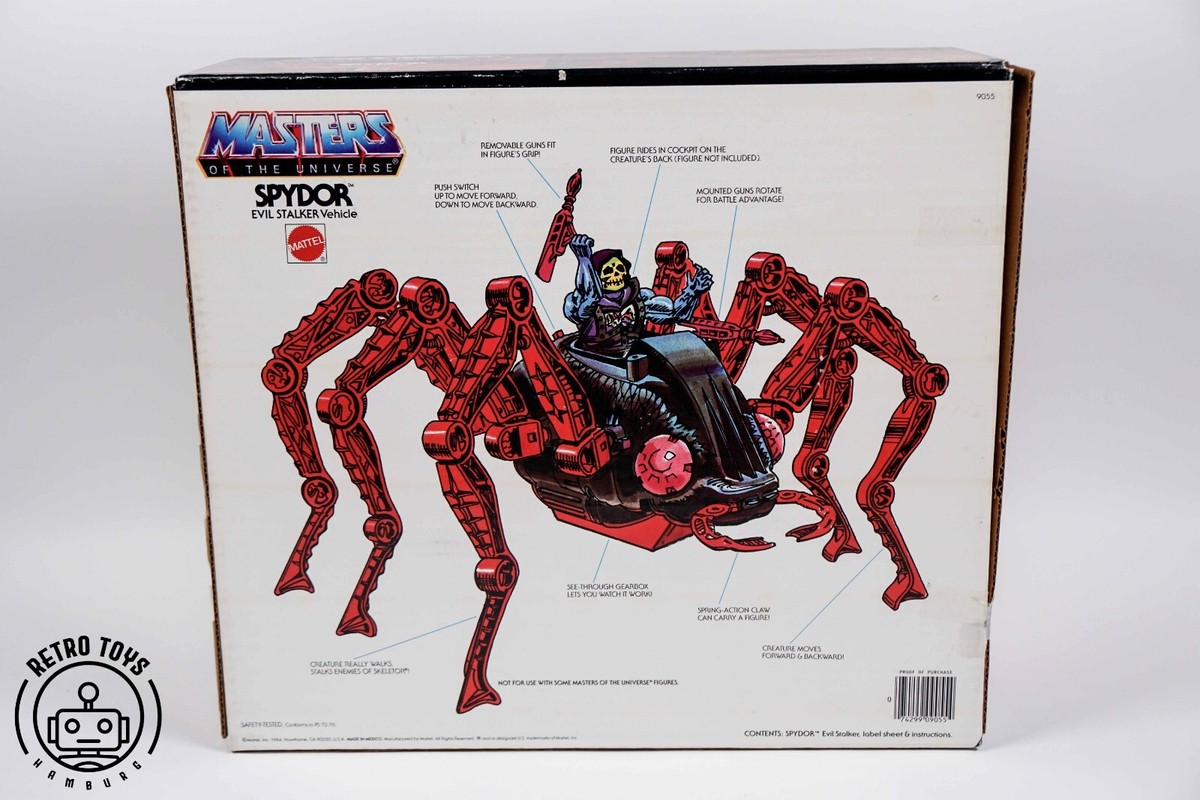 Masters Of The Universe Vintage SPYDOR 1984 100% Komplett Complete 