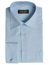 Herren Hemd Kentkragen mit Umschlagmanschette, Comfort Fit, Hellblau Gr. 46	