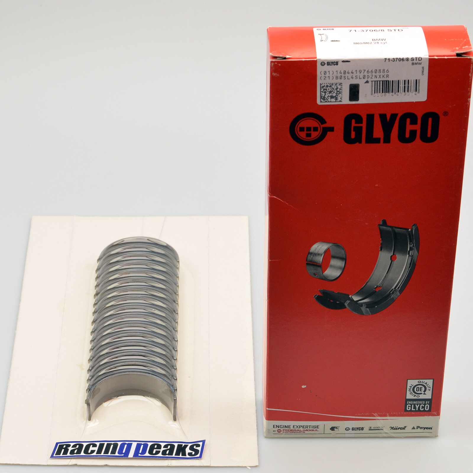 BMW M60B30 M60B40 M62B35 M62B44 M62B46 rod bearing Glyco 713706/8