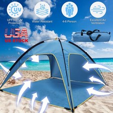Beach Tent Sun Shelter UV Protection Resistant Canopy Outdoor Picnic Portable