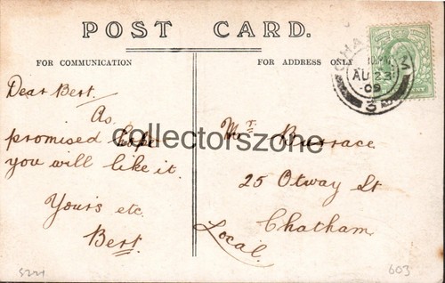 1909 Royal Engineers Signals Corporal " Bert" On horseback real Photo postcard - Picture 2 of 2