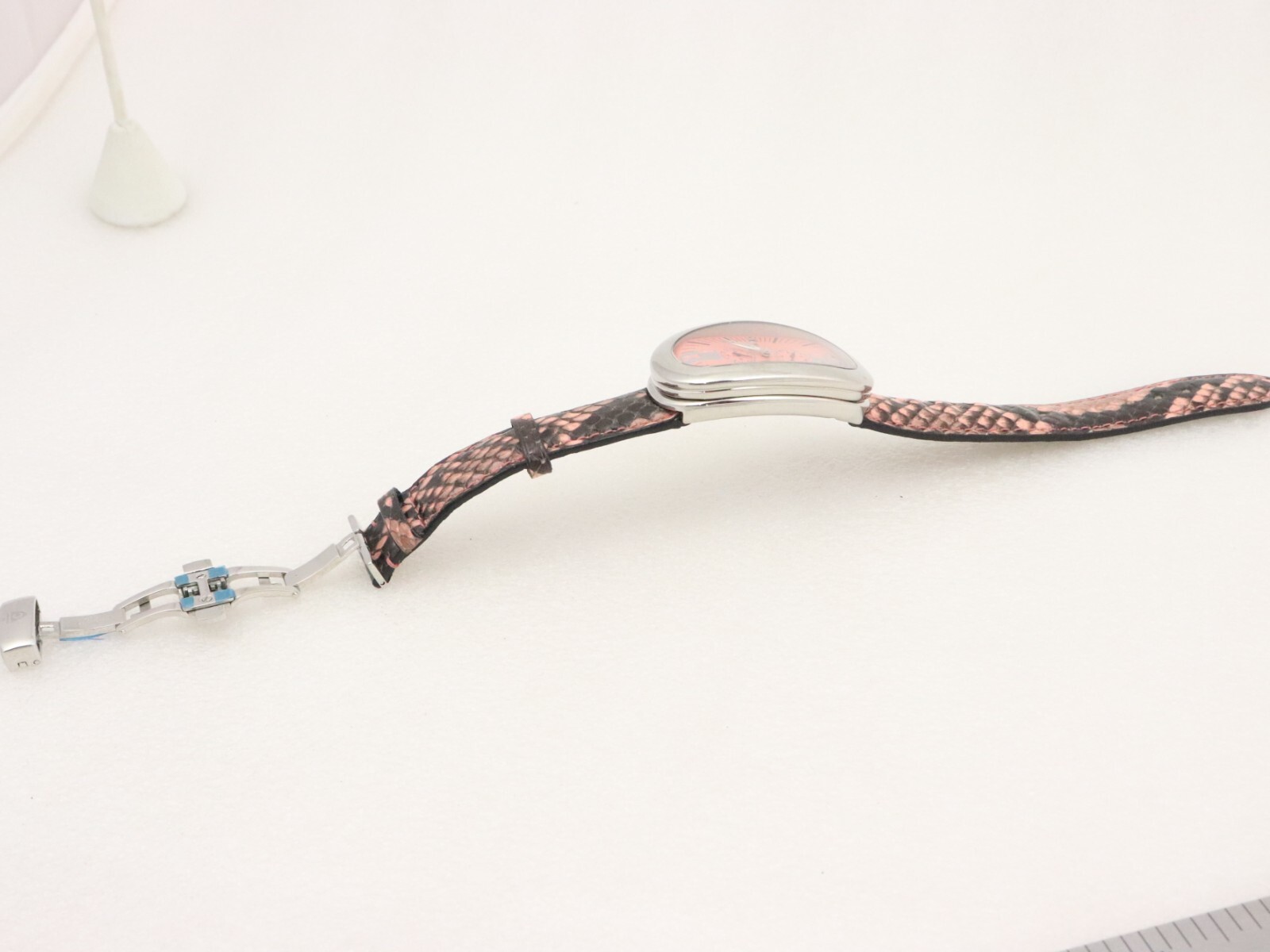 NEW BATT. Croton Crotalus Python Leather Chronogr… - image 15