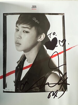 BTS [DARK & WILD] All Member Autographed Signed Album