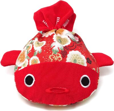 Honbay Cute Japanese Style Goldfish Drawstring Bag Gift Cosmetic Red 
