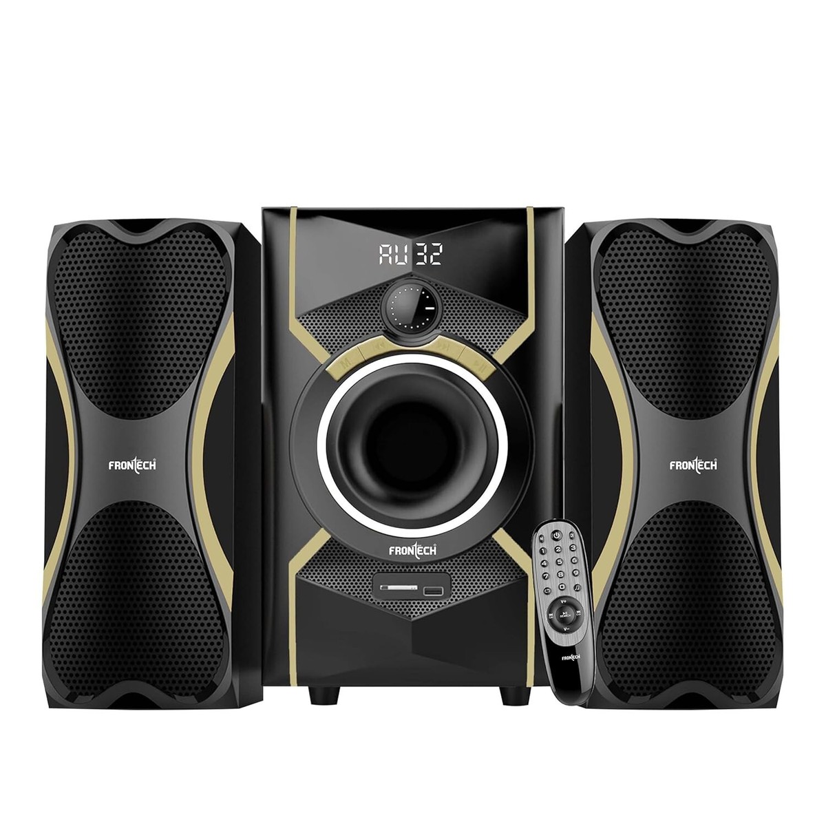 FRONTECH SW-0089 Buzz 80W Ch, Wireless Bluetooth, Wired