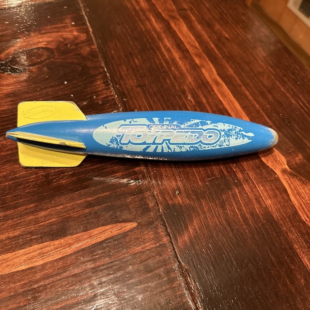 SwimWays the Original Toypedo 10" Blue Yellow Pool Dive Toy 2015 Edition SwimWays the Original Toypedo 10" Blue Yellow Pool Dive Toy 2015 Edition