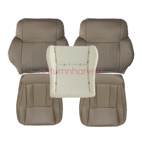 Fits 96-02 Toyota 4Runner Front Bottom & Back Leather Seat Cover & Foam Cushion - Picture 2 of 9
