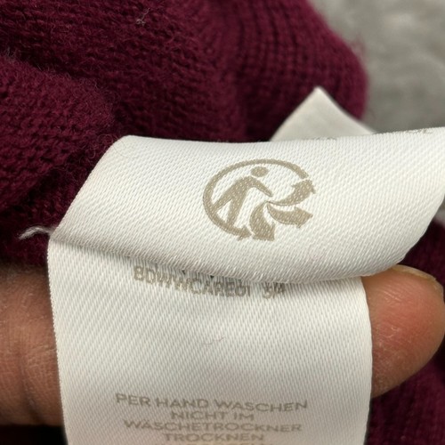 Boden Ellie Damenpullover Wolle-Kaschmir-Mischung mit Bindekragen 6 lila 3/4-Arm Arbeit - Bild 8 von 16