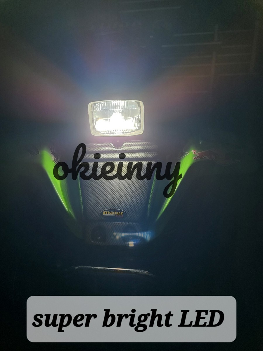 1 Super LED Headlight Bulb for Suzuki LT80 & Kawasaki KFX80 Maier