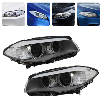 Xenon HID Headlight LH+RH Headlamp For 2011-2013 BMW 5 series F10 550i  528i