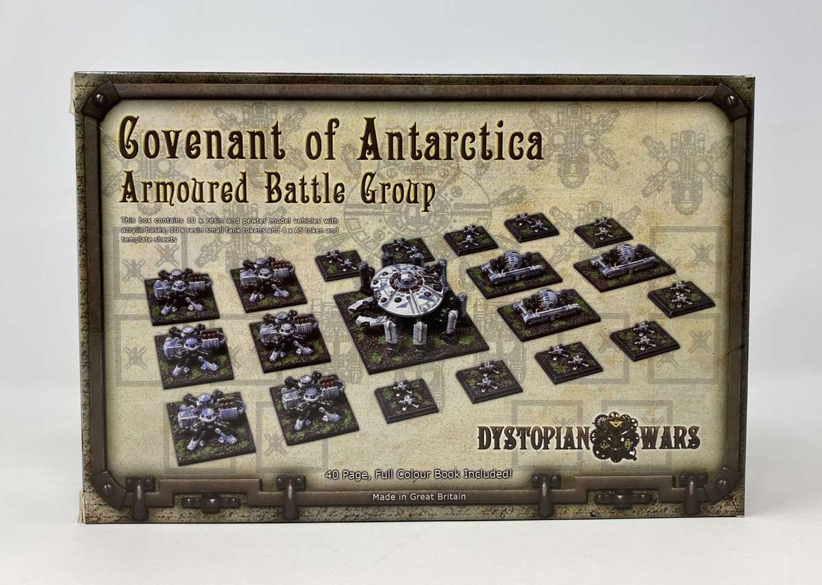 Dystopian Wars Covenant of Antarctica Armoured Battle Group SEALED