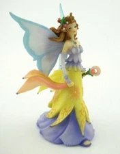 SARA BUTCHER SUNBRIGHT SPRING FAIRY STATUE 6"TALL PERFECT GIFT 4 PCS LOT CASE