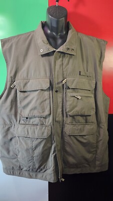 World Wide Sportsman Explorer Fishing Hunting Utility Vest Men Sz XXL 15 Pockets