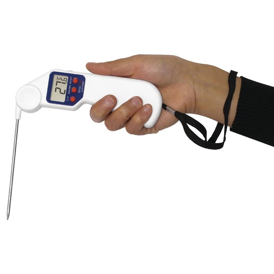 Meat Probe Thermometer Digital Easy Temp Hygiplas Easytemp Food Catering Folding - Image 2 of 4
