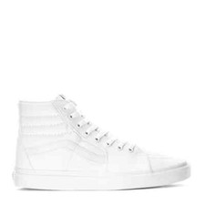 VANS Sk8-Hi WHITE VN0005IW00 SIZE 4.5 TO 13