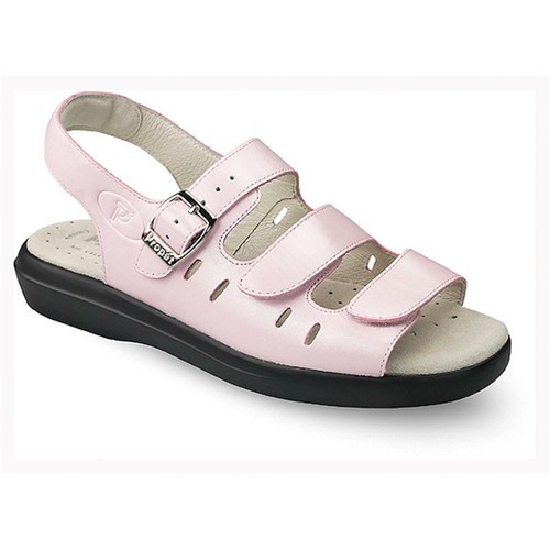 Propet Women Breeze Walker Sandals -Pink- Leather Slingback Shoes- 8 M - Picture 6 of 10
