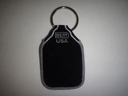 US Army Fallschirmspringer Maschine Bestickt Logo Auf Samt Hintergrund Key Kette - Picture 3 of 3