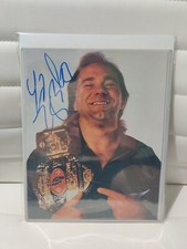 Larry Zbyszko Autographed 8x10 WWWF WWF AWA NWA WCW TNA Impact Wrestling WWE 