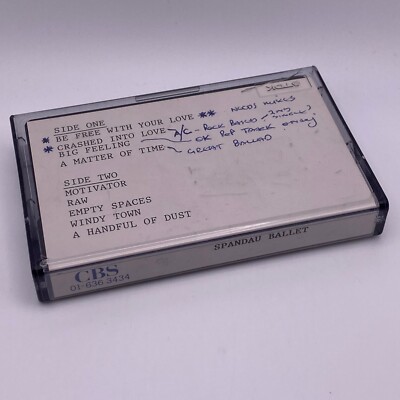 Spandau Ballet Heart Like A Sky 1989 CBS Cassette In house Promo Demo Ultra RARE