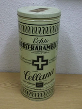 40er 50er alte Blechdose Cellana Brust Karamellen Dose Werbung 40s 50s Vintage