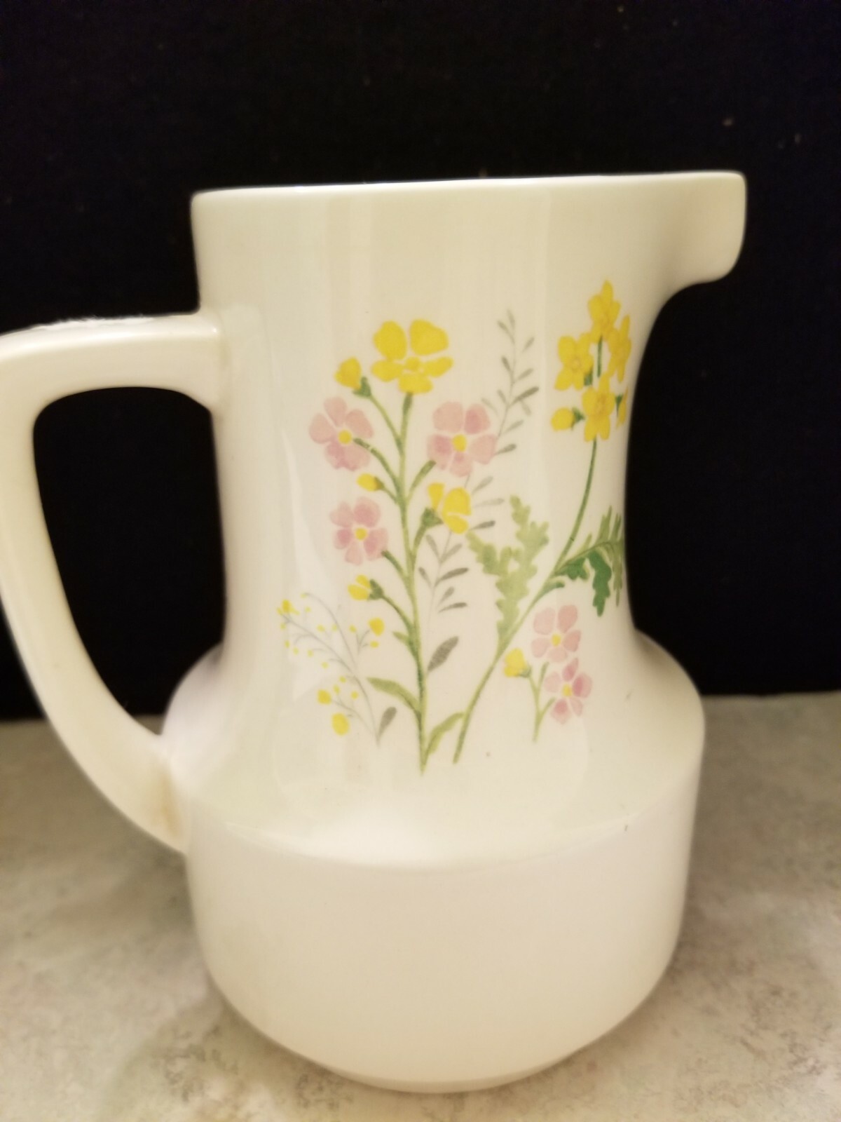 Vintage Noritake Craftone Creamer Flower Pattern 8775 Underglaze