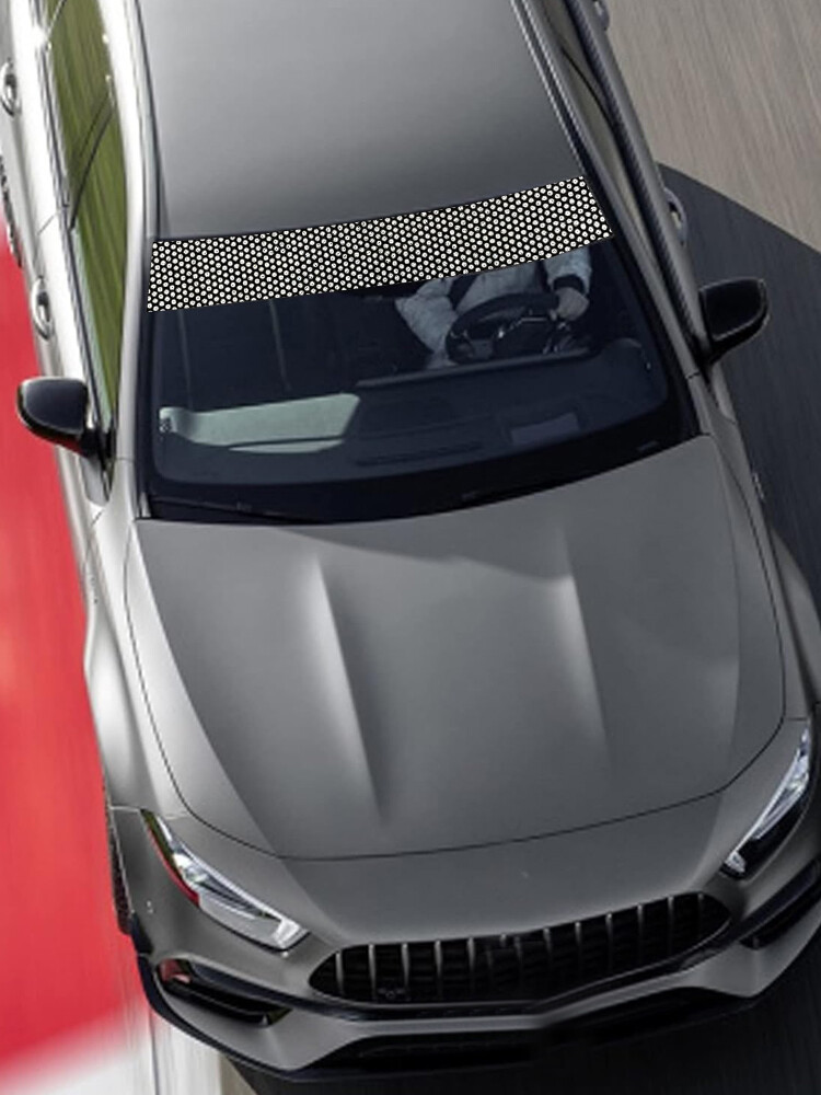 Car Window Visor Sign Car Window Visor Sun Strip Vinyl Mesh Sticker Banner For Front ...
