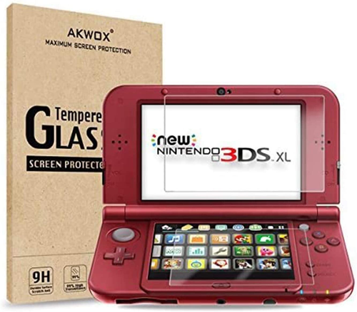 Protection écran 2 en 1 Verre Trempé et HD PET pour 3DS XL/New 3DS XL