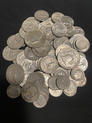 #ad 5 Troy Pound LB Mix 90% Silver CoinsUS Mint Pre 65 Lot 1 $5006.01