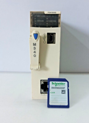 SCHNEIDER ELECTRIC MODICON BMXP341000 PROCESSOR MODULE M340/SERIES & BMXRMS008MP