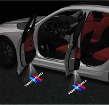 2pcs Welcome Sport Logo Light Fits For BMW Car Door  E60 E63 E90 E92 X1
