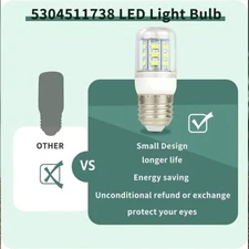  E27 3.5W LED Refrigerator Light Corn Bulb For Frigidaire Kenmore 5304511738 MA